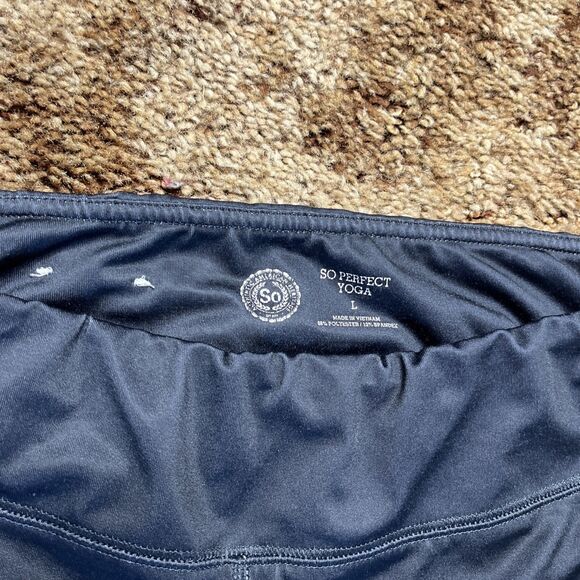 So Yoga Pants Black Size Large - Picture 3 of 4